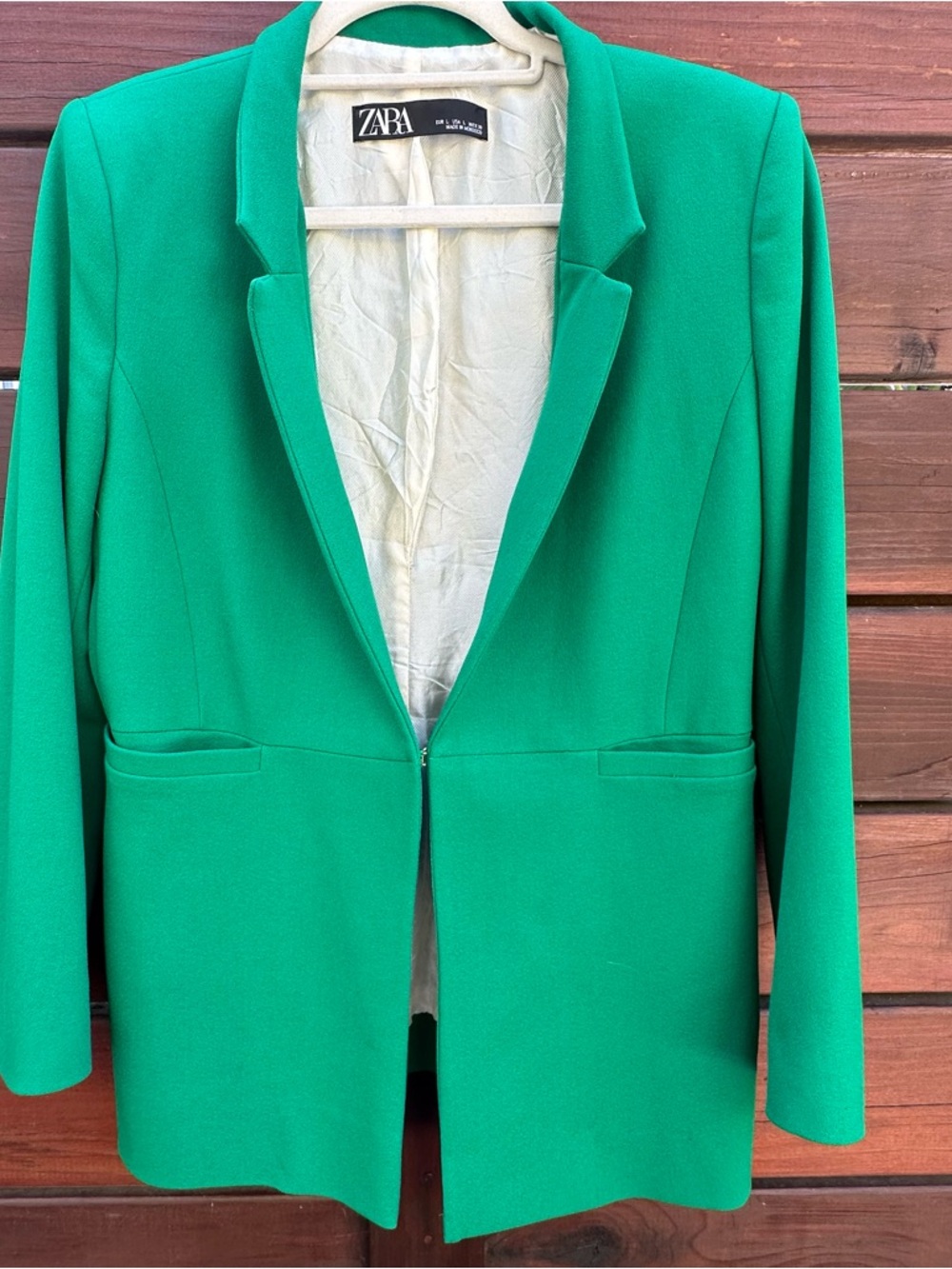 Zara Green Tailored Blazer